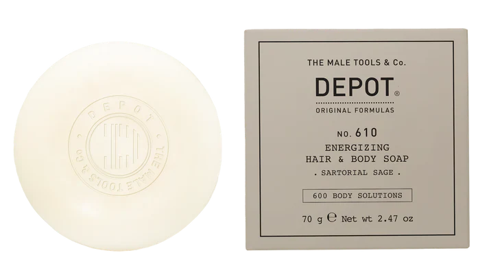 Depot NO. 610 ENERGIZING HAIR&BODY SOAP 70G