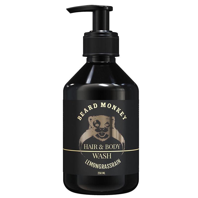 Beard Monkey Hair & Body Shampoo Lemongrass Rain 250 ml