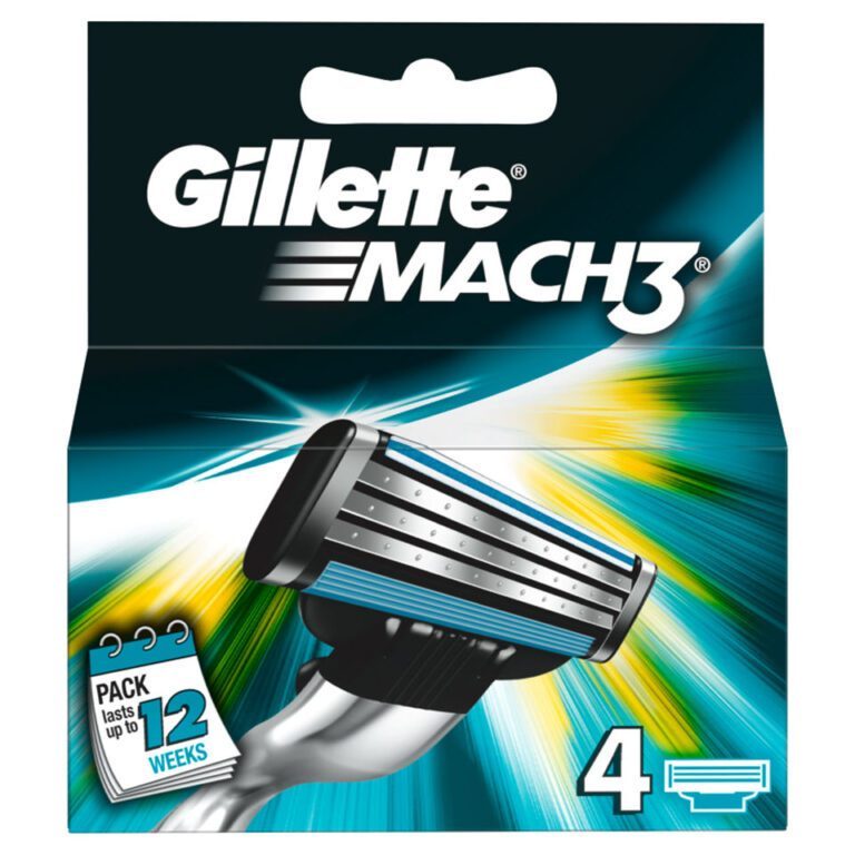 Gillette Mach3 Rakblad 4-pack